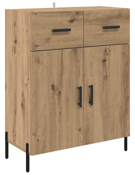 VidaXL Széf Artisan tölgy 69,5 x 34 x 90 cm Szerelt Fa