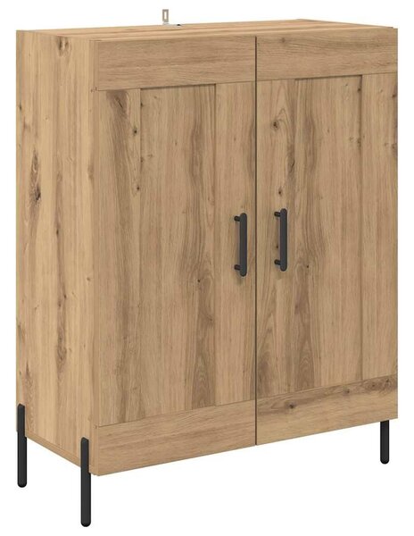VidaXL Széf Artisan tölgy 69,5 x 34 x 90 cm Műszaki fa és vas