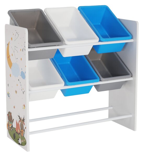 Rendszerező/Polcállvány játékokra, többszínű/mintás, DARLING TYP 3