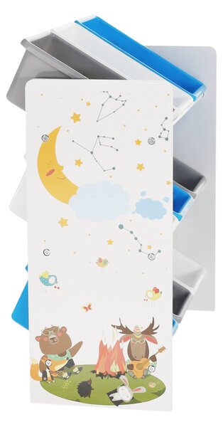 Rendszerező/Polcállvány játékokra, többszínű/mintás, DARLING TYP 3