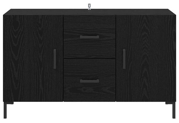 VidaXL Széf Fekete tölgy 100 x 36 x 60 cm Szerelt Fa