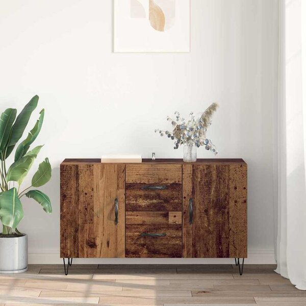 VidaXL Széf Öreg fa 100 x 36 x 60 cm Szerelt Fa