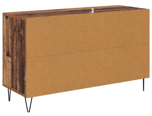 VidaXL Széf Öreg fa 100 x 36 x 60 cm Szerelt Fa