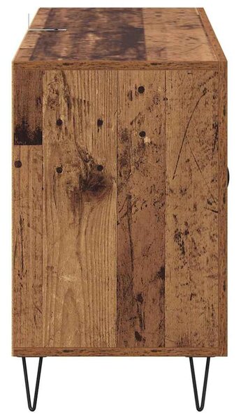 VidaXL Széf Öreg fa 100 x 36 x 60 cm Szerelt Fa