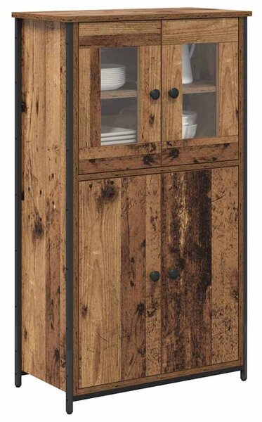 VidaXL Magasfiú Öreg fa 62 x 32 x 106,5 cm Faanyag