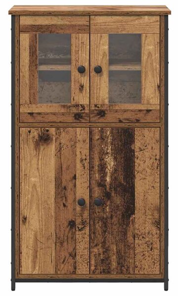 VidaXL Magasfiú Öreg fa 62 x 32 x 106,5 cm Faanyag
