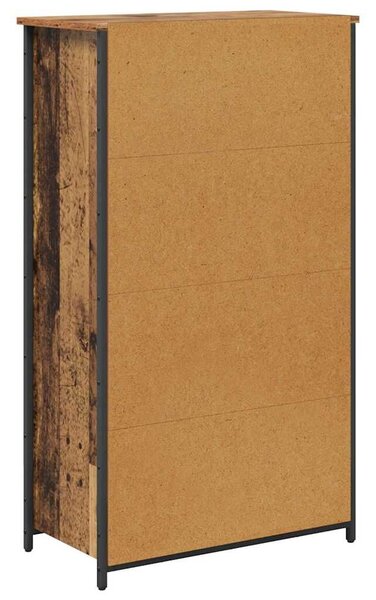 VidaXL Magasfiú Öreg fa 62 x 32 x 106,5 cm Faanyag