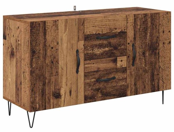 VidaXL Széf Öreg fa 100 x 36 x 60 cm Szerelt Fa
