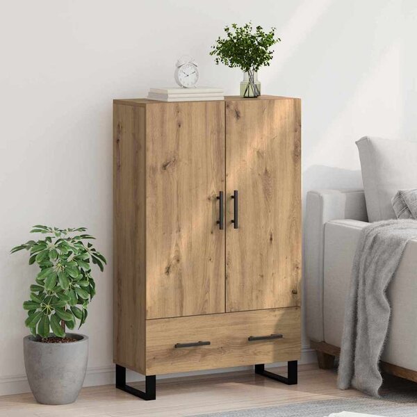 VidaXL Magasfiú fiókkal Artisan tölgy 69,5 x 30 x 115 cm Faanyag