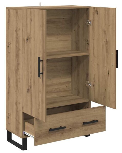 VidaXL Magasfiú fiókkal Artisan tölgy 69,5 x 30 x 115 cm Faanyag