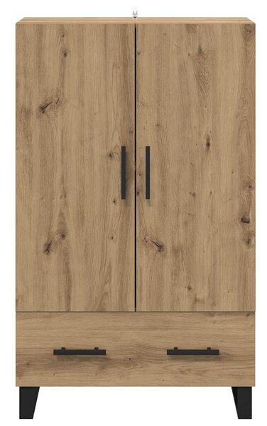 VidaXL Magasfiú fiókkal Artisan tölgy 69,5 x 30 x 115 cm Faanyag