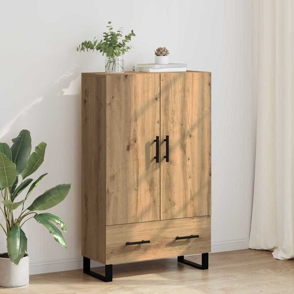 VidaXL Magasfiú fiókkal Artisan tölgy 69,5 x 30 x 115 cm Faanyag