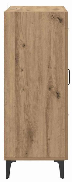 VidaXL Széf Artisan tölgy 69,5 x 34 x 90 cm Műszaki fa és vas