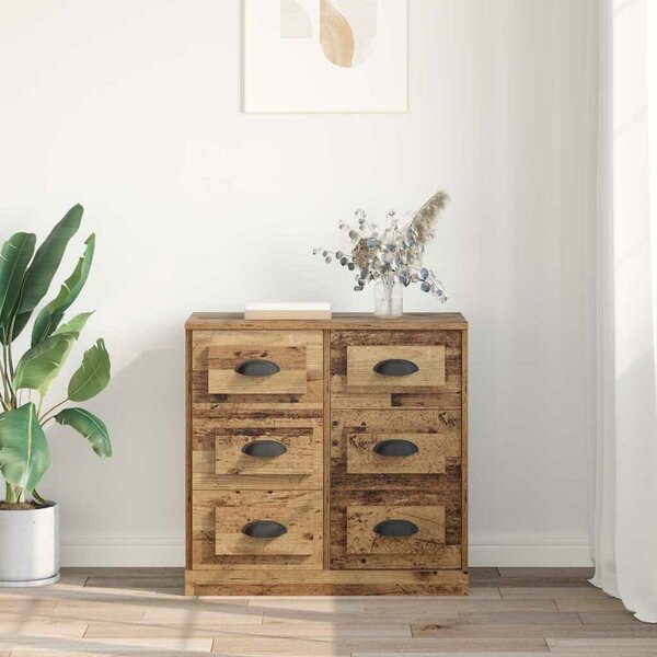 VidaXL Széf Öreg fa 70 x 35,5 x 67,5 cm Szerelt Fa