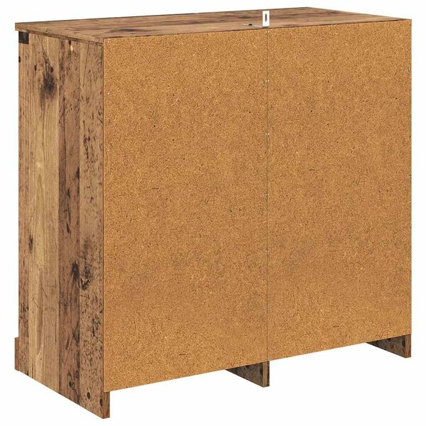 VidaXL Széf Öreg fa 70 x 35,5 x 67,5 cm Szerelt Fa