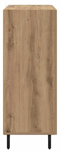 VidaXL Széf Artisan tölgy 69,5 x 34 x 90 cm Műszaki fa és vas