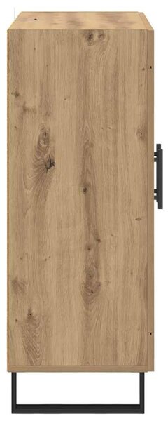 VidaXL Széf Artisan tölgy 69,5 x 34 x 90 cm Műszaki fa és vas