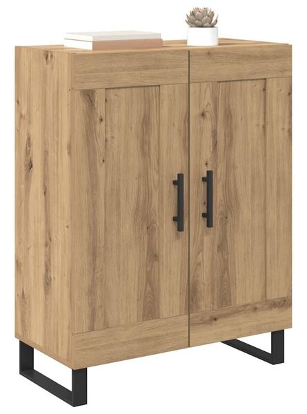 VidaXL Széf Artisan tölgy 69,5 x 34 x 90 cm Műszaki fa és vas
