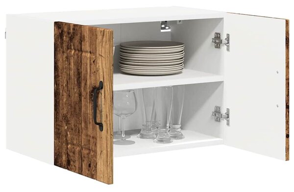 VidaXL Konyhai faliszekrények 2 pcs Öreg fa 60 x 31 x 40 cm Faanyag