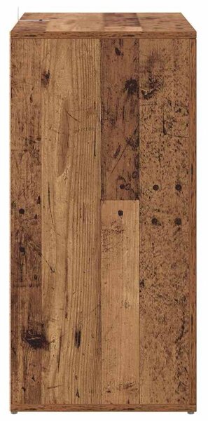 VidaXL Széf fiókkal Öreg fa 59 x 39 x 80 cm Faanyag