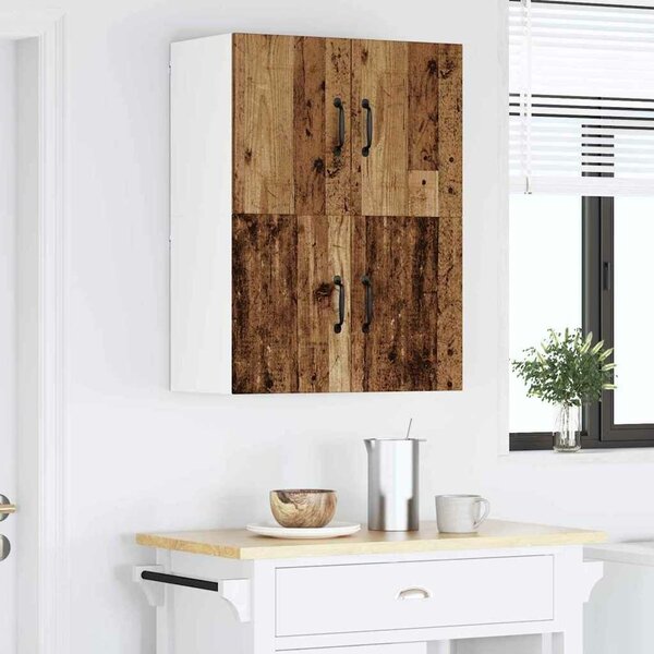 VidaXL Konyhai faliszekrények 2 pcs Öreg fa 60 x 31 x 40 cm Faanyag