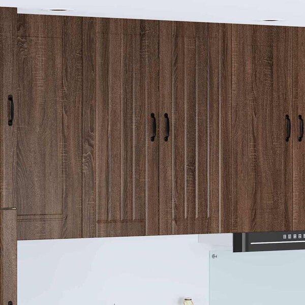 VidaXL Fali konyhaszekrény Barna Tölgy 80 x 31 x 100 cm Faanyag