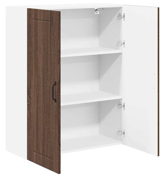 VidaXL Fali konyhaszekrény Barna Tölgy 80 x 31 x 100 cm Faanyag