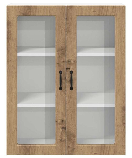 VidaXL Fali konyhaszekrény Artisan tölgy 80 x 31 x 100 cm Faanyag
