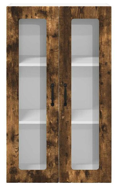 VidaXL Fali konyhaszekrény Füstölt tölgy 60 x 31 x 100 cm Faanyag