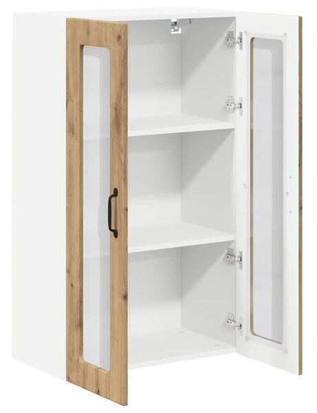 VidaXL Fali konyhaszekrény Artisan tölgy 60 x 31 x 100 cm Faanyag