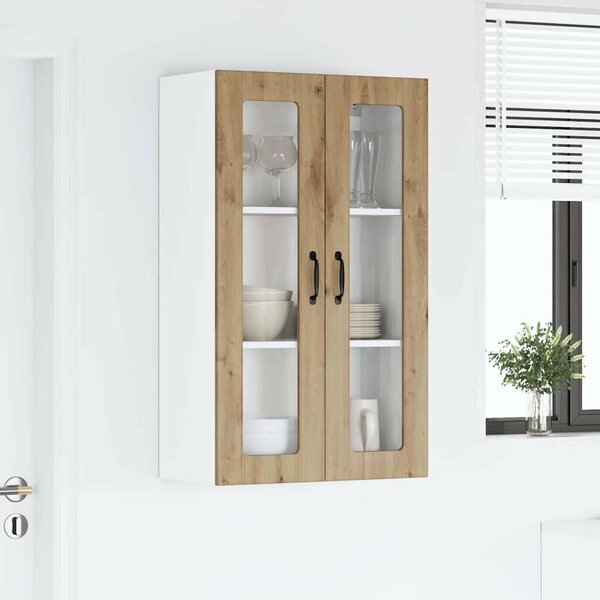 VidaXL Fali konyhaszekrény Artisan tölgy 60 x 31 x 100 cm Faanyag