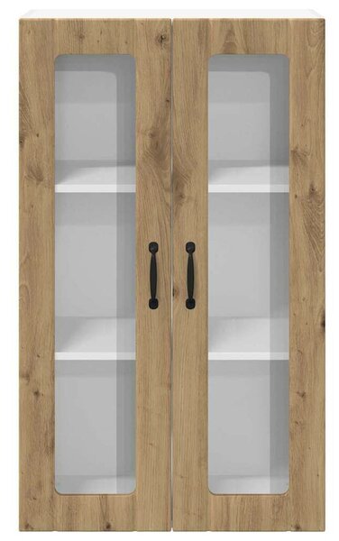 VidaXL Fali konyhaszekrény Artisan tölgy 60 x 31 x 100 cm Faanyag
