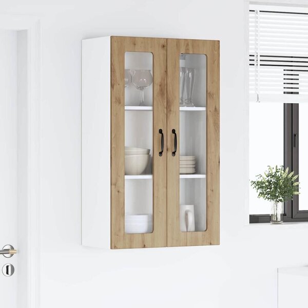 VidaXL Fali konyhaszekrény Artisan tölgy 60 x 31 x 100 cm Faanyag