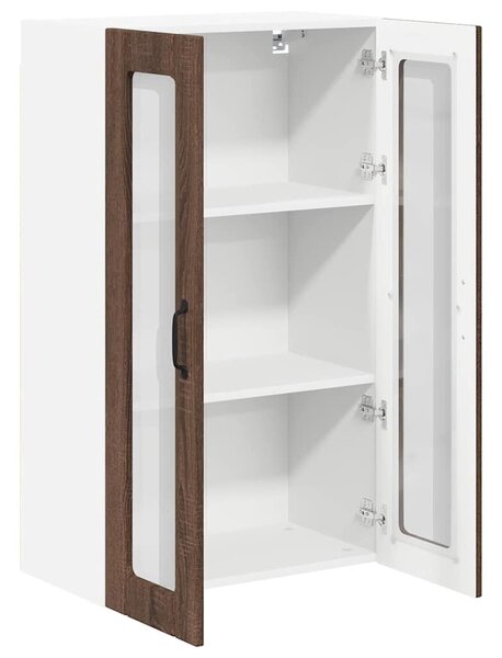 VidaXL Fali konyhaszekrény Barna Tölgy 60 x 31 x 100 cm Faanyag