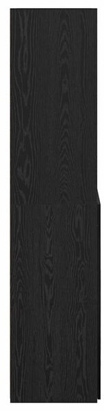 VidaXL Magasfiú Fekete tölgy 80 x 42,5 x 185 cm Faanyag