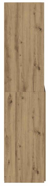 VidaXL Magasfiú Artisan tölgy 80 x 42,5 x 185 cm Faanyag