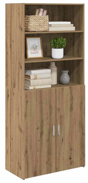 VidaXL Magasfiú Artisan tölgy 80 x 42,5 x 185 cm Faanyag