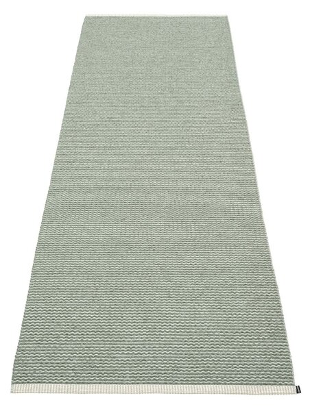 Világoszöld kültéri-beltéri futószőnyeg 70x200 cm Mono Sage Army – Pappelina