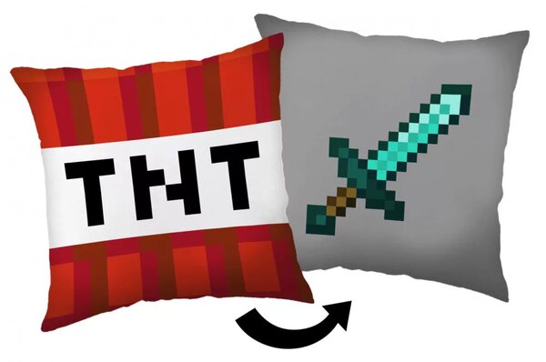 Minecraft TNT Sword párna, díszpárna 40*40 cm