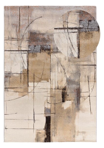 Szürke-bézs szőnyeg 133x190 cm Beruti – Universal