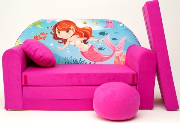 Mermaid gyerek kanapé H4 +