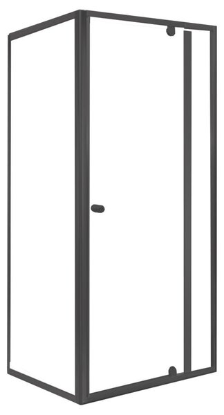 Flexi 80x90 cm sarokba szerelhető aszimmetrikus zuhanykabin zuhanytálca nélkül