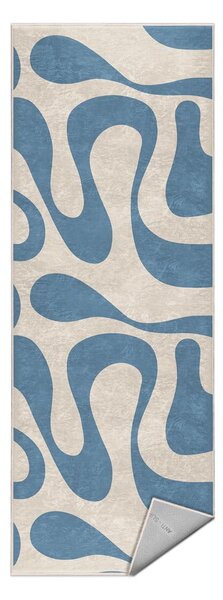 Kék mosható futószőnyeg 80x200 cm Blue Latte – Mila Home