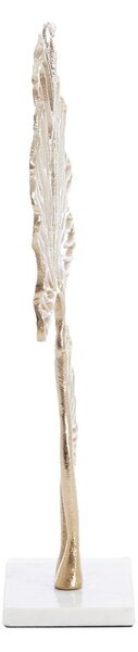 Fém szobor (magasság 48 cm) Leaf – Light & Living