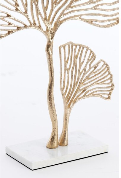 Fém szobor (magasság 48 cm) Leaf – Light & Living
