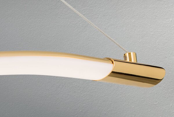 DONNA modern LED csillár, függeszték arany