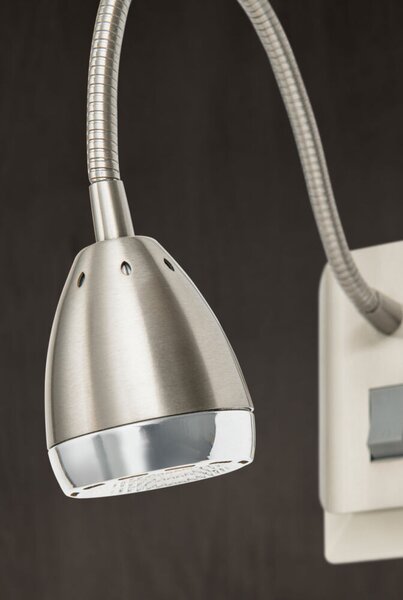 PLANO modern LED spot lámpa matt króm