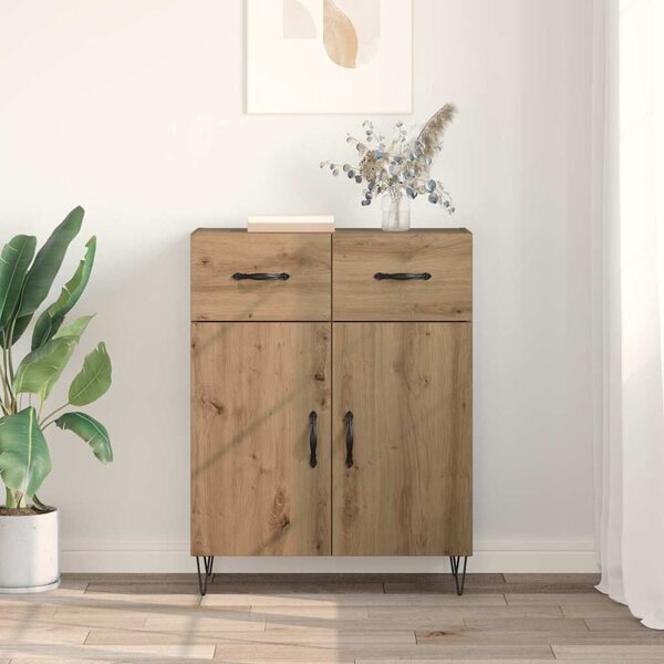 VidaXL Széf Artisan tölgy 69,5 x 34 x 90 cm Szerelt Fa