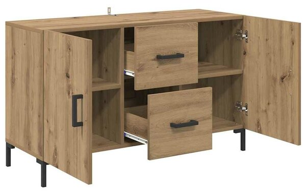 VidaXL Széf Artisan tölgy 100 x 36 x 60 cm Szerelt Fa