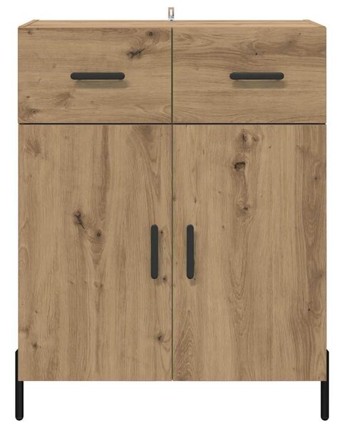 VidaXL Széf Artisan tölgy 69,5 x 34 x 90 cm Szerelt Fa